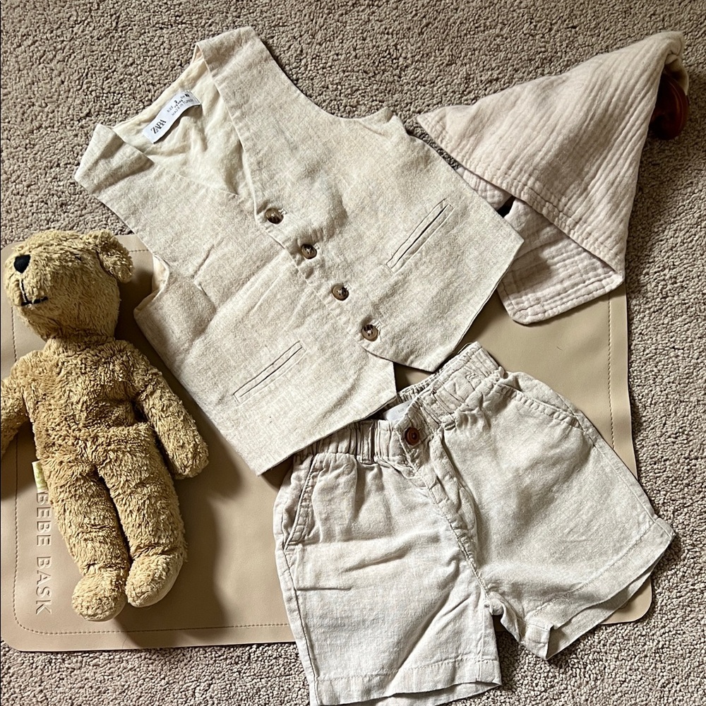 Zara Kids Beige Matching Set